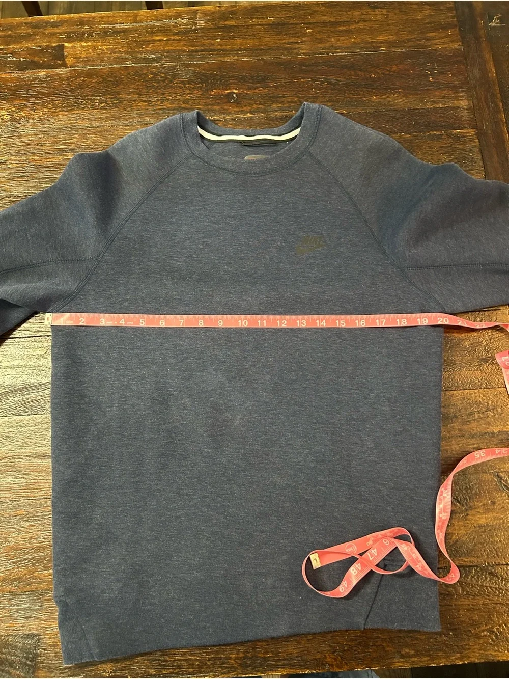 Nike Sportswear Tech Fleece Crewneck Sweatshirt - Navy Obsidian Heather